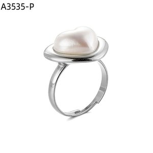 แหวนแฟชั่นประดับ PERLAS A3535 สำหรับผู้หญิง เครื่องประดับคุณภาพสูง - Product Image 1