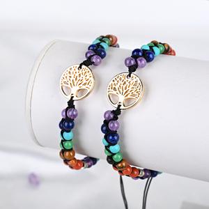 กำไลหินธรรมชาติบำบัดรักษา 7 จักระ ขายส่ง - Product Image 4