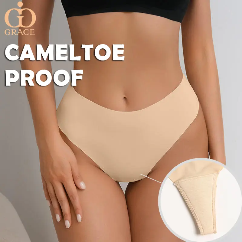 Custom גמל הבוהן מניעת תחתוני אנטי דליפה לא להראות Cameltoe תחתוני הוכחה חלקה לא Cameltoe הוכחת תחתונים