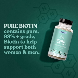 Capsules de biotine OEM&ODM pour femmes adultes 5 000 mcg 60 capsules avec folate et collagène Sans gluten et sans OGM - Product Image 4