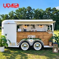Barres de remorque de Pizza, Mini-caravane alimentaire, glace en forme de calèche