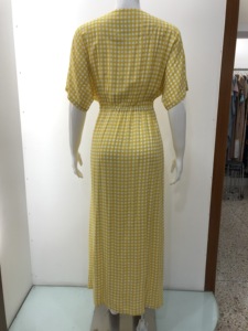 Robe longue à taille haute pour femme, vêtement en rayonne jaune, doux, vente en gros directement à l'usine, collection d'été - Product Image 6