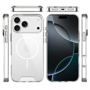 เคสใสแม่เหล็กคุณภาพสูงสำหรับ iPhone 17 Pro Max ด้านหลังอะคริลิก ป้องกันแรงกระแทก สำหรับ iPhone 16/15/14/13/12/<span class=keywords><strong>11</strong></span> - Product Image 5