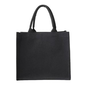 Shopping With Custom Logo Digital Printing Tote Bags Jute Burlap Beach Bag Bulk <b>for</b> Promotional Advertising <b>Gift</b> - Product Image 1