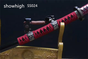 Katana Tachi artisanal non affûté en plastique durable et bambou SS024 - Product Image 5