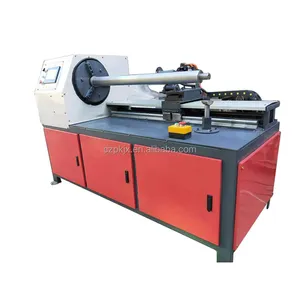 Automatic long cardboard paper packaging pipe core tube slitting cutting machine