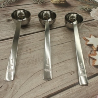 Cuillère doseuse vintage en acier inoxydable 15 ml (1 cuillère à soupe) – Outil de cuisine de précision pour la pâtisserie et la cuisine (sel, sucre, épices) – Chine