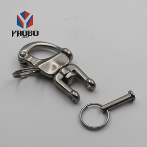 Thuyền Buồm Thép Không Gỉ Phát Hành Nhanh Chóng Captive <span class=keywords><strong>Pin</strong></span> Hàm Mắt Còng Bail Gian Lận Clip <span class=keywords><strong>Clevis</strong></span> Hàm Xoay Snap Còng - Product Image 5