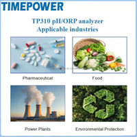 Timepower TP310 Industrial Laboratory Benchtop Portable pH Meter Digital Auto Temperature Compensation Touch Screen Electrode