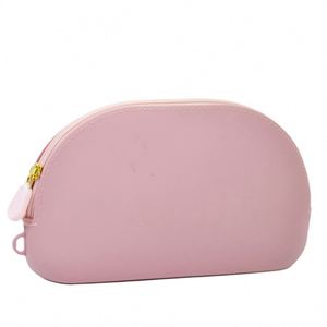 Colorful Candy Waterproof Silicone Cosmetic Bag Zipper Portable Fashion Women Travel <b>Makeup</b> <b>Case</b> <b>Brush</b> Pouch - Product Image 3