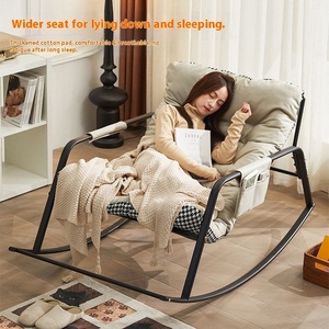 Mecedora reclinable moderna de ocio para el hogar, sofá reclinable doble para sala de estar, mecedora de Metal para interiores para adultos - Product Image 3