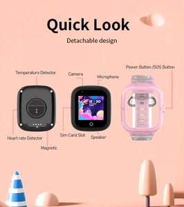 Wonlex KT23 estudiantes chico reloj inteligente Gps Sim 4G videollamada totalmente impermeable 4G niños reloj inteligente - Product Image 2