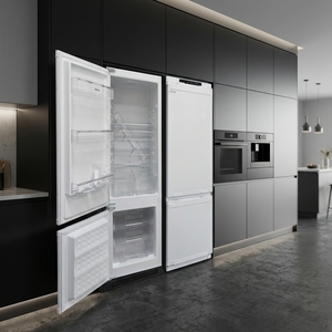Réfrigérateur encastrable haut de gamme 229L, congélateur intégré, réfrigérateur à double porte, réfrigérateur écoénergétique, réduit la consommation d'énergie - Product Image 1
