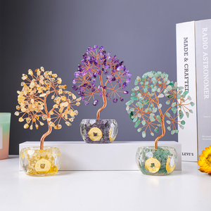 Đá Amethyst tự nhiên nguyên khối, đá vụn, cây tài lộc phong thủy trang trí nhà cửa - Product Image 3