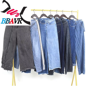 Pantalones vaqueros holgados usados marca Gracer, modelo A08-6, ropa usada de verano en fardos, Singapur, Dubái - Product Image 5