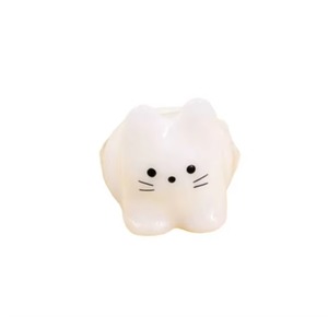 Jouets anti-stress super mignons en forme de petit chat blanc, Taba Squishy à remontée lente, jouets à presser en TPR pour soulager le stress, vente en gros - Product Image 2
