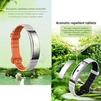 Bracelet intelligent anti-moustiques avec suivi d'activité, moniteur de fréquence cardiaque et d'oxygène sanguin, chargement magnétique, personnalisable ODM