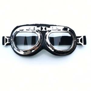 Lunettes de soleil rétro de haute qualité pour moto, style steampunk, pour homme et femme, vente en gros - Product Image 6