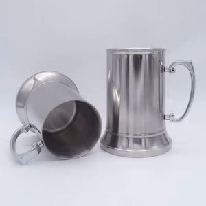 18oz Stainless Steel <b>Insulated</b> Beer <b>Mug</b> with Double Wall Design Premium Cold Drink Glass with Sleek Look for Bars and Home Use - Product Image 3