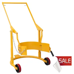 Cheap price 300KG hydraulic drum lifter & tilter with drum 0.3ton oil barrel carrier