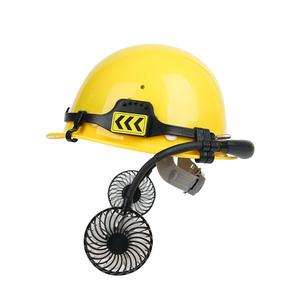 Helm Pelindung Kepala Helm Industri Helm Lalu Lintas dengan Kipas Pendingin Helm Keras dengan Kipas Isi Ulang untuk Pekerjaan Konstruksi - Product Image 3