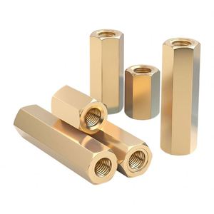 Entretoise filetée hexagonale en laiton poli M2-M6 femelle-femelle pour assemblage de châssis PC - Product Image 3
