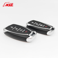 Clé intelligente de voiture antivol sécurité système d'alarme d'entrée sans clé DC 12V clé de télécommande intelligente universelle de voiture