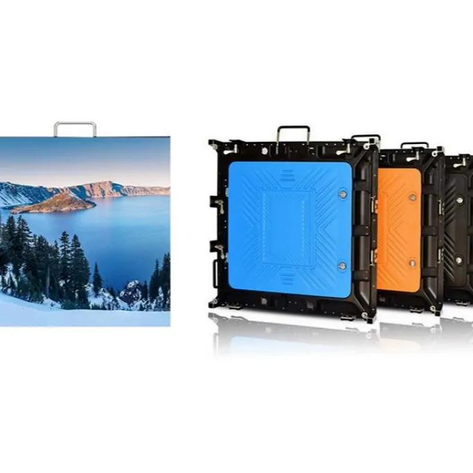 Harga sewa P3.91 P2.9 Panel luar ruangan 4k layar tampilan Film transparan led untuk toko ritel layar Led