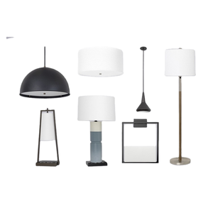 Lampe de table en lin blanc nickel brossé Candlewood Suites avec prise de courant intégrée, lampe de chevet LED moderne pour hôtel, lampe de nuit - Product Image 1