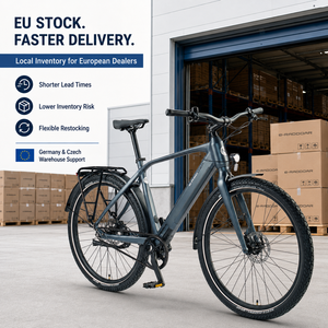 Vélo électrique urbain haut de gamme 27,5 pouces avec transmission par courroie en carbone, moteur central <span class=keywords><strong>VINKA</strong></span> 250W, freins hydrauliques Tektro - Product Image 5