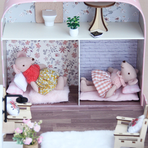 Set de Regalo para el Día del Niño, Set de Regalo a Escala 1/12, Combinable Libremente/Set de Regalo de Casa de Muñecas de Doble Capa con Múltiples Temas - Product Image 3