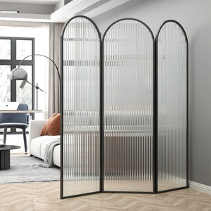 Divisores <span class=keywords><strong>de</strong></span> Habitaciones Modernos Nórdicos <span class=keywords><strong>de</strong></span> Vidrio y Metal para <span class=keywords><strong>Oficina</strong></span> y Sala <span class=keywords><strong>de</strong></span> Estar, Biombos Plegables para Uso en Almacenes - Product Image 3