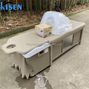 Table de lavage multifonctionnelle Kisen pour salon de coiffure, lit de massage thaïlandais, table de shampoing avec circulation d'eau et vapeur - Product Image 3