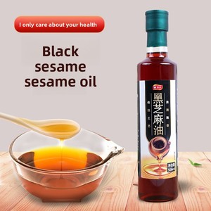 Huile de <span class=keywords><strong>sésame</strong></span> noire commerciale en gros Huile d'assaisonnement comestible pure pour la maison Huile de <span class=keywords><strong>sésame</strong></span> pressée à froid du fabricant - Product Image 2