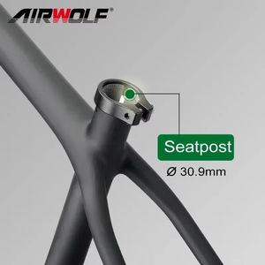 Gran oferta Marco de bicicleta MTB ultraligero 148*12 freno de disco bicicleta <span class=keywords><strong>Airwolf</strong></span> T1100 Marco de bicicleta de carbono se adapta a ruedas de 29" - Product Image 4