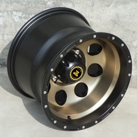 Jantes tout-terrain Jiangzao 4x4 6x139,7, jantes de 15 pouces à 6 trous, noires pour Jimny Renegade Nissan