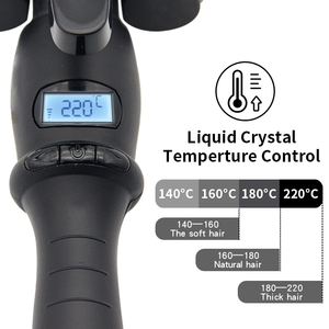 Chine 2020 Meilleur Vendeur Personnalisé OEM Cheveux Bigoudi En Gros 450f 32mm Triple Bigoudi Pour L'usage À La <span class=keywords><strong>Maison</strong></span>// - Product Image 3
