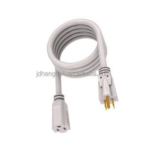 <span class=keywords><strong>Rallonge</strong></span> électrique extérieure étanche 12/3 AWG, robuste, 3 broches, 15A 1875W SJTW, idéale pour le <span class=keywords><strong>jardin</strong></span> et la maison, blanche - Product Image 4