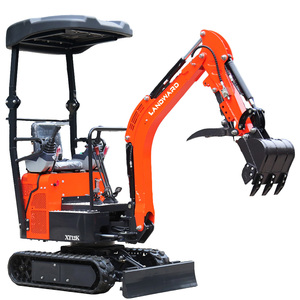 Mini-excavatrice 1,2 tonne EPA 5 à chenilles pour usage agricole, livraison gratuite, nouvelle machine d'excavation Landward en promotion - Product Image 1