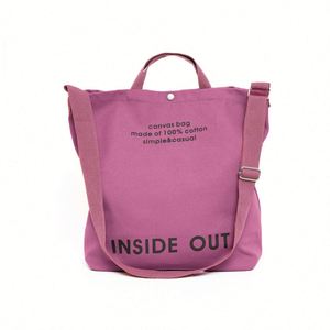 Nouveau Sac Fourre-tout en Toile Grande Taille pour Femme, Imprimé Coton, Vente en Gros Usine, Idéal Week-end - Product Image 6