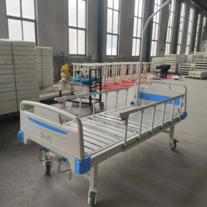 <span class=keywords><strong>Lit</strong></span> d'hôpital manuel à deux fonctions avec <span class=keywords><strong>barre</strong></span> <span class=keywords><strong>de</strong></span> maintien - Product Image 1