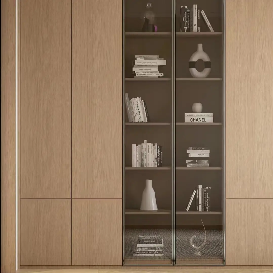 Study Books and study equipment storage cabinets Minimalist style bookshelf Light Luxury Style Bookcase A study bookshelf