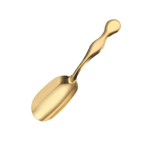Cuillère à thé et café en acier inoxydable DFU126, grande cuillère, pelle à thé en acier inoxydable en stock - Product Image 1