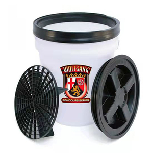5 Gallon Plastic Car Wash Detailing Bucket With Gamma Seal Type Lid