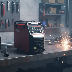 Máquina de soldadura MIG/MAG de clase A, modelo 250, para soldadura MIG, 220V, de uso pesado. - Product Image 1