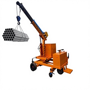 Grúa Telescópica Hidráulica Pequeña Totalmente Eléctrica con 1 Año de Garantía para Mantenimiento, Inspección, Talleres, Fábricas y Laboratorios - Product Image 1