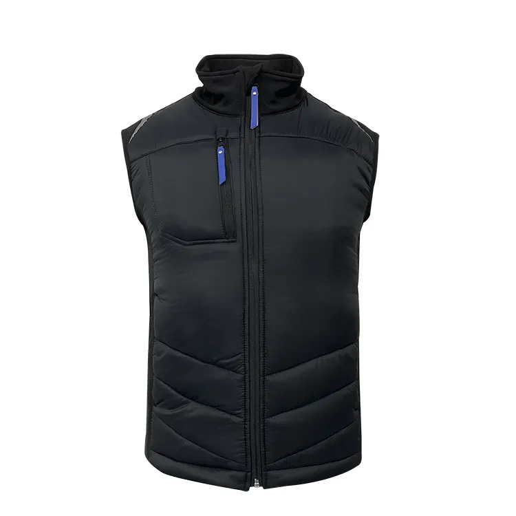 Custom body warmer men waist coat nylon sleeveless vest