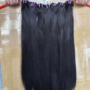 Extensiones de Cabello Brasileño Remy Virgen de Alta Calidad 14A, Trama Doble a Máquina, Venta al por Mayor, Estilo Liso, Puntas de Cabello de Una Sola Capa - Product Image 5