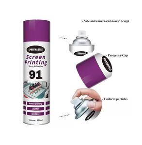 <span class=keywords><strong>Pegamento</strong></span> adhesivo <span class=keywords><strong>en</strong></span> aerosol <span class=keywords><strong>para</strong></span> serigrafía Spraymaster 91 | Reposicionable | Pegajoso de larga duración | <span class=keywords><strong>Tela</strong></span> adhesiva y materiales ligeros - Product Image 3