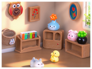 Scrivania in resina fontana a parete libreria orologio gufo vaso fiore salvadanaio portacandele vaso casa delle bambole <span class=keywords><strong>mobili</strong></span> in miniatura - Product Image 3